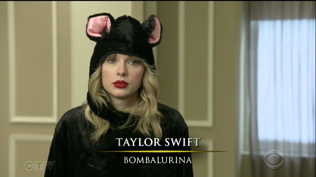 tvgoldtweets's tweet image. She's such a kitty #CatsMovie  #LateLateShow #bombalurina