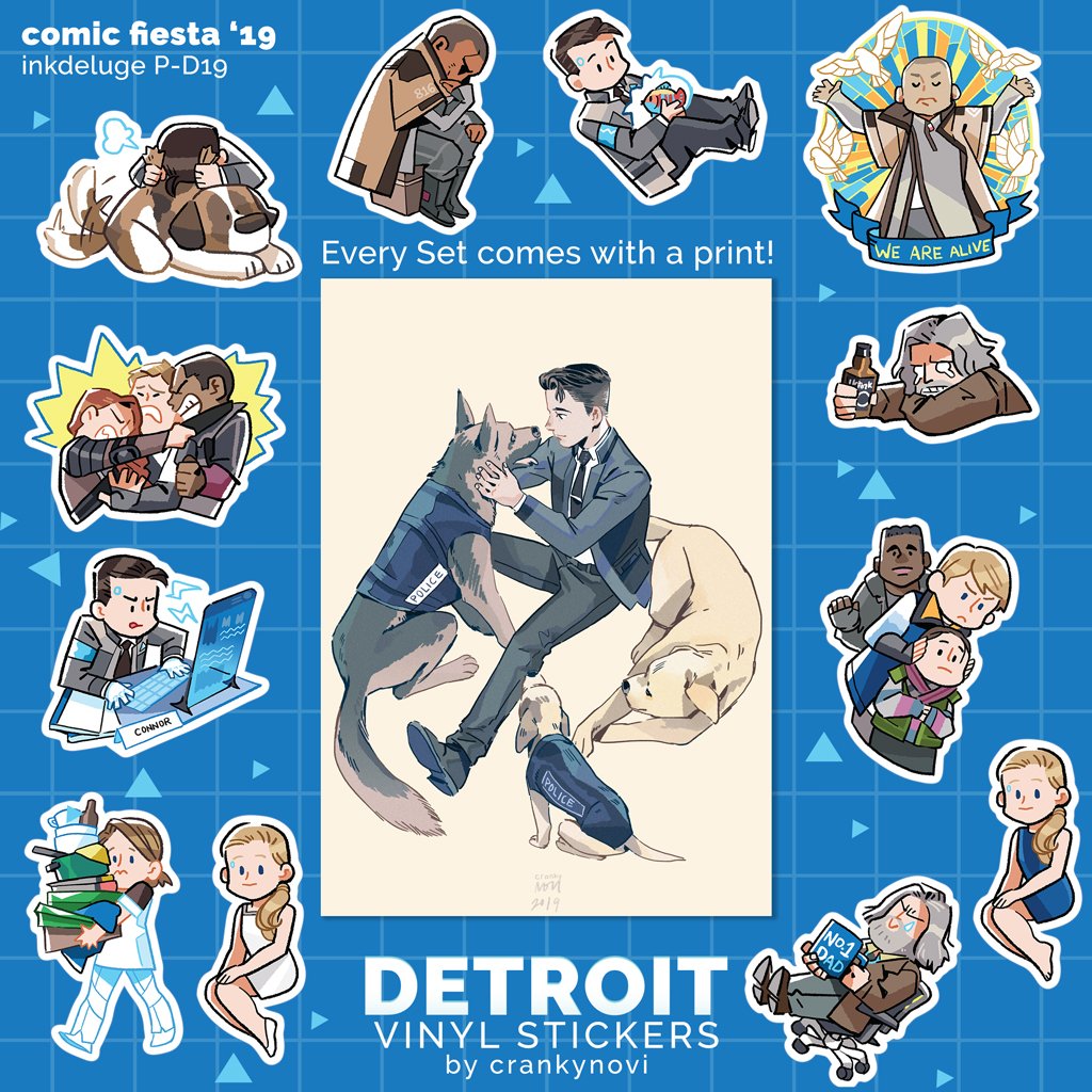 Every set of these stickers comes with a print. Get them in Comic Fiesta.