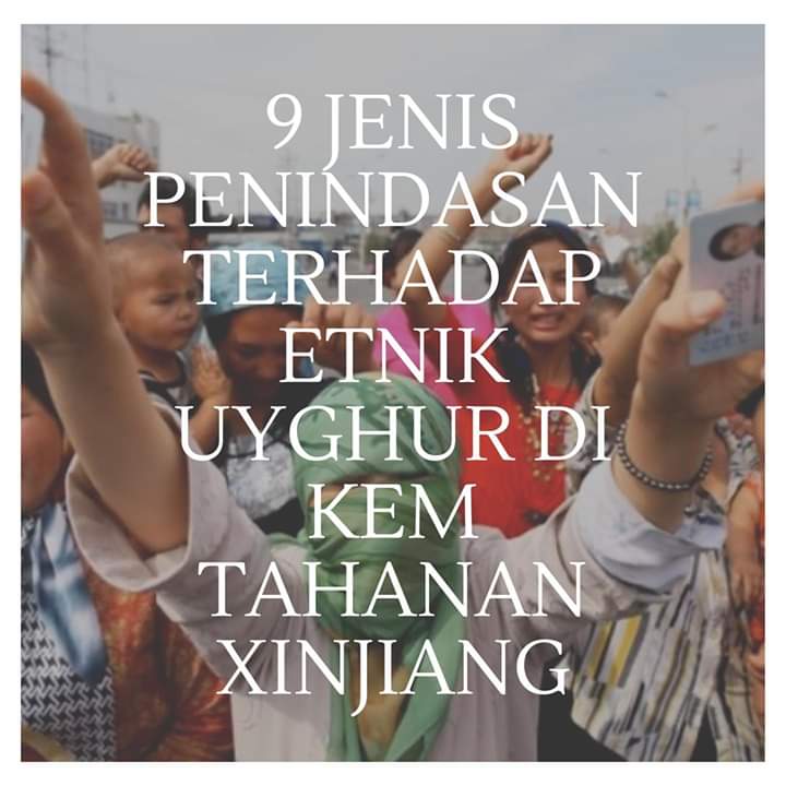 TweetIslamik's tweet photo. #Sebarkan biar dunia tahu.

9 jenis penindasan yang berlaku terhadap etnik #Uyghur yang berada di kem tahanan xinjiang

1. Bayi tidak boleh dinamakan dgn nama-nama Islam.
2. Al-quran dirampas oleh tentera China termasuk sejadah &amp; juga barangan yg mempunyai simbol bulan &amp; bintang. https://t.co/WU1hn3VmnT