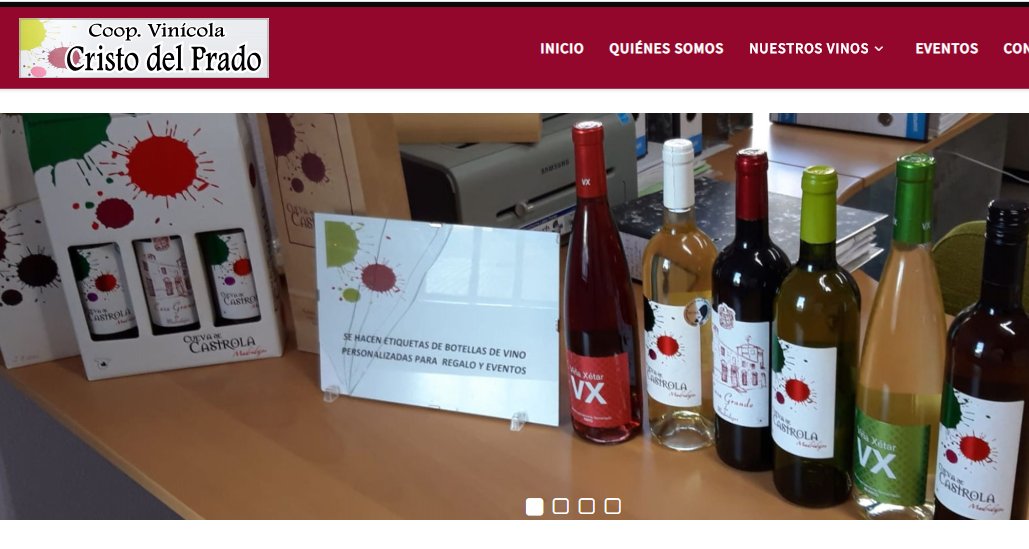 ¿Conoces nuestra Web corporativa?

vinocuevadecastrola.com

Las #empresas tenemos que #renovarnos para adaptarnos a los tiempos y a nuestros #clientes.