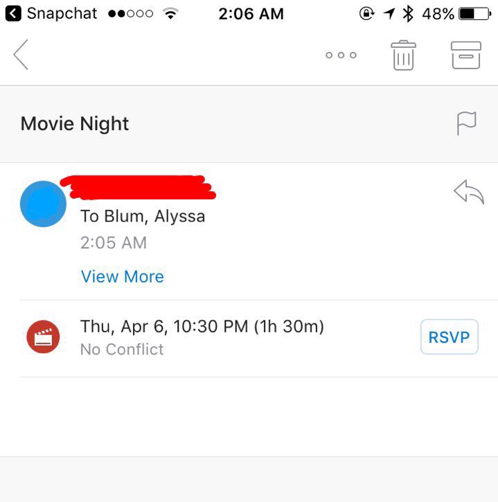 lyssablum's tweet photo. freshman year of college I was hanging out with a senior who was taking 7 classes (during 2nd semester) and would send me outlook invites so he could fit me into his schedule which sounds weird but to this day I think he’s one of the best men I’ve ever known https://t.co/Loqp3m176t