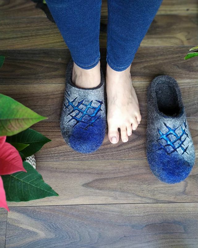 Felted slippers are the best wearing barefoot ift.tt/2Z8pRtH