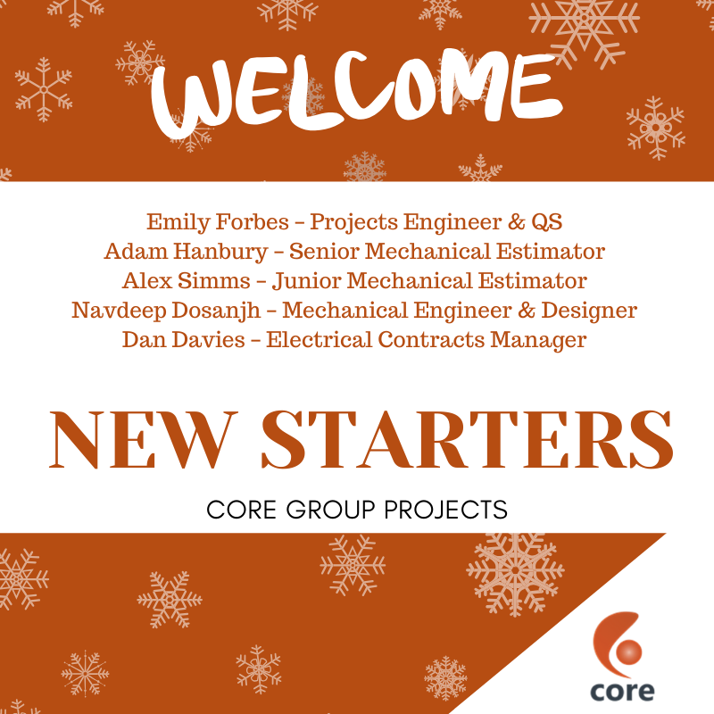 coregroupltd's tweet photo. Day 7
We are delighted to Welcome our New Starters to the Core Group projects Team.....
#allaboardteamcore #12daysofcorechristmas #newstarters #welcome https://t.co/qHsbOqY0lO