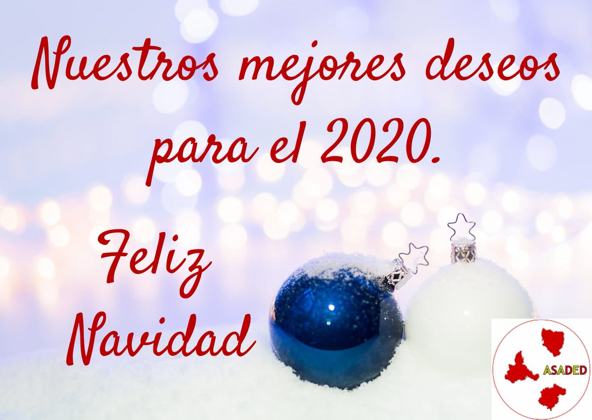 Desde <a href="/ASADED_Aragon/">ASADED</a> os deseamos a todos Felices Fiestas y prospero año 2020¡¡