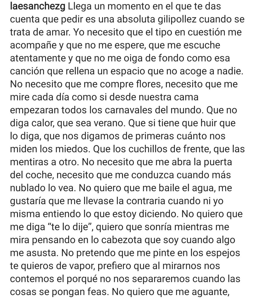 MenendezFaya's tweet image. "Yo necesito que el tipo en cuestión entienda que vengo de rogar a un gran idiota que me quiera, y que he aprendido que jamás volveré a hacerlo"