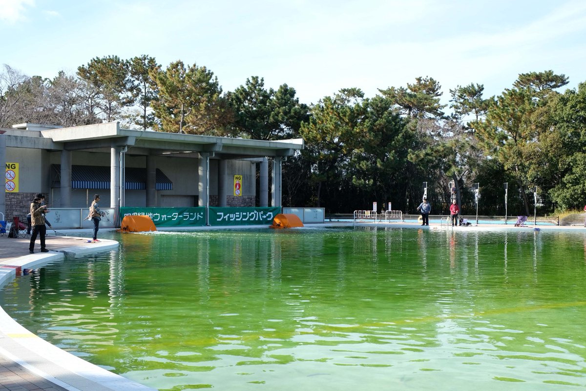豊中市公式広報ツイッター Su Twitter プールで釣りを楽しめる 服部緑地ウォーターランド が フィッシングパークになっています 釣れる魚はイワナやアマゴ ヤマメなど エサ釣りやルアーフィッシング 子ども向けの釣り場も 釣り道具のレンタルがあるので