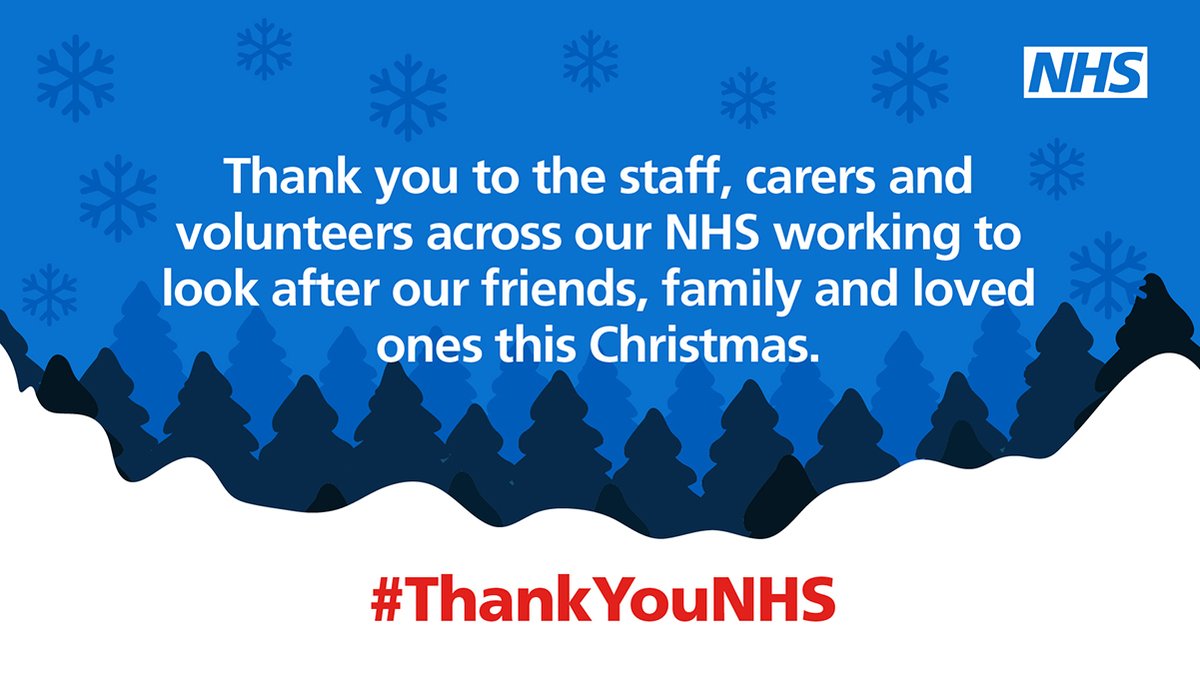 As we approach Christmas and New Year, we’d like to show our appreciation for staff at every level of our NHS who will be working to look after our friends, family and loved ones — as well as each other. Share your own stories and help us say a big #ThankYouNHS. 💙