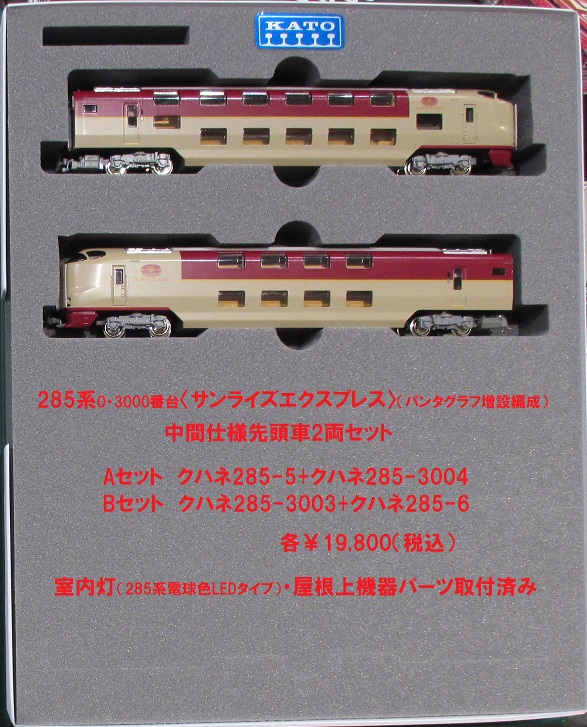 併結時の形態にこだわる】285系サンライズエクスプレス(パンタグラフ