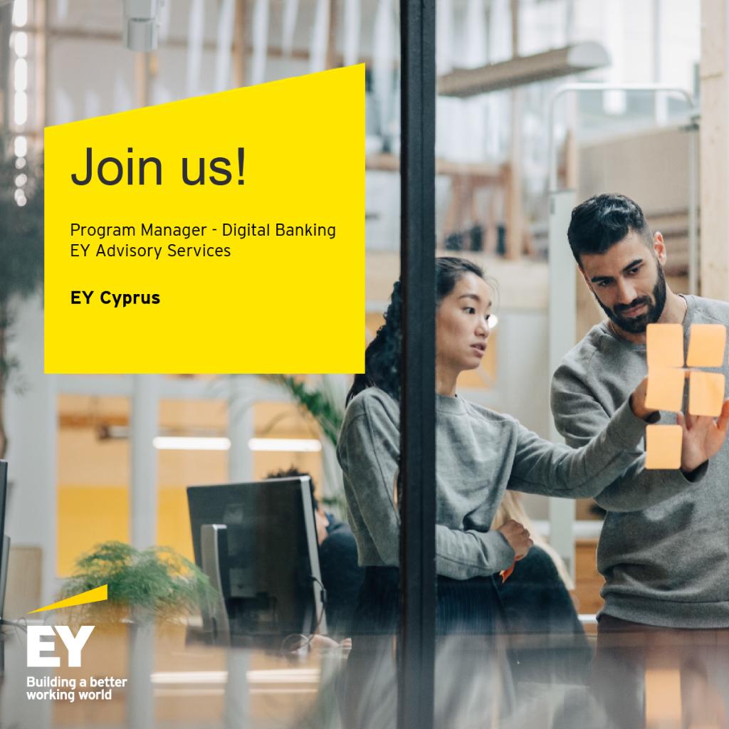 EY_Cyprus's tweet photo. #EYCyprus is currently seeking to recruit an experienced Program Manager in the Banking sector of our #EY Advisory team across the Technology and Digital domains. Apply Now:
https://t.co/11cd6RvbnO
#BetterWorkingWorld#EYCareers #EYTalent #LifeatEY #CyprusJobs https://t.co/79OjReQmK2