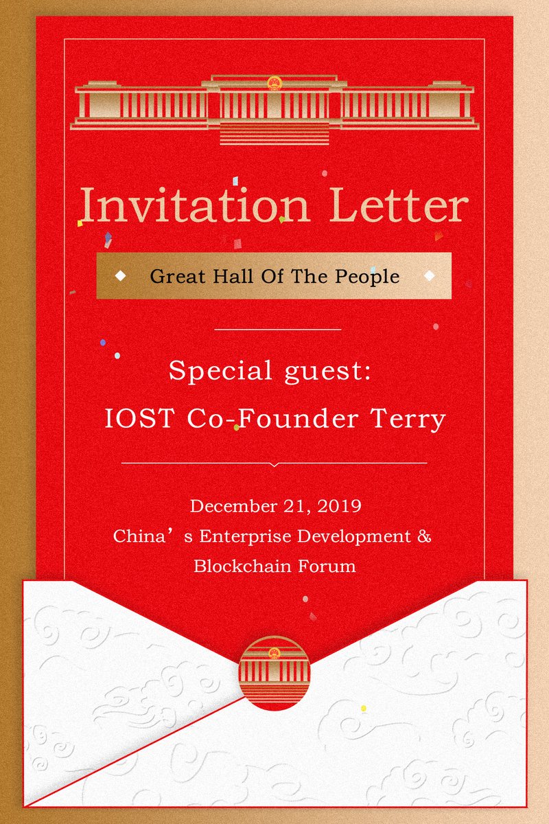 📢 📢China’s Great Hall of the People holds 1st ever Blockchain Forum- IOST CTO Terry Wang is the only blockchain project rep to present to China’s state leaders, mayors, trade reps, national strategists &amp; over 400 state-owned / private companies
 medium.com/iost/iost-cto-…