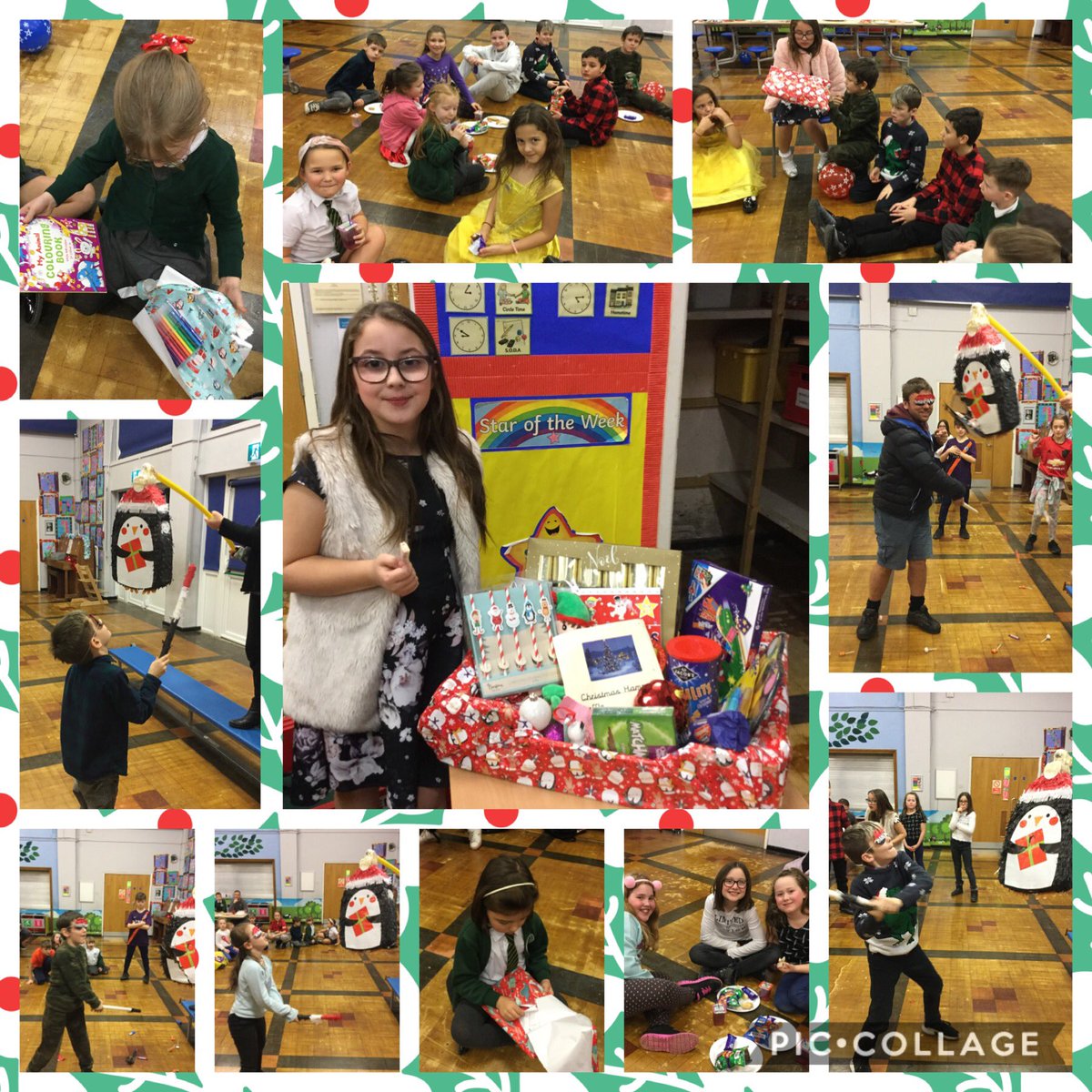 BeadiesSjsb's tweet photo. What a fantastic time we all had at our annual Christmas party!! We ate party food, played games, finally smashed the piñata open and we also had a very lucky winner of the Christmas hamper 🎄🎅🏼@StJosephStBede #ChristmasParty2019 #fun #friends https://t.co/YCtLgI7vQP