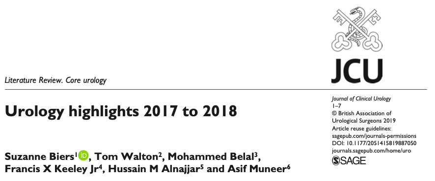 JCUrology's tweet photo. Urology highlights 2017 to 2018 - excellent summary of the Updates &amp; Highlights session from #BAUS19 @BAUSurology https://t.co/TckUGfHXQt https://t.co/qBEVNIEdD4