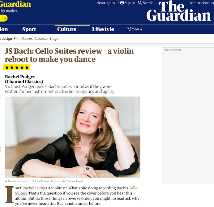 channelclassics's tweet photo. Whooohw! @RachPodger's Cello Suites: The @guardian selected our recording for their Top 10 Best Classical releases of 2019, how cool is that! #theguardian #rachelpodger #channelclassics
You can buy the Album here:
https://t.co/2ycpEvnsaE https://t.co/m5WevdF4vI