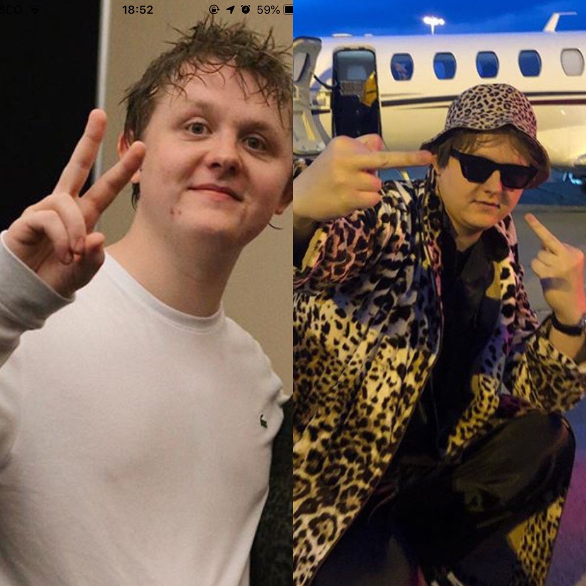 MemesCapaldi's tweet photo. How I greet my friends vs how I greet my best friend @LewisCapaldi https://t.co/2poJQJdCRV