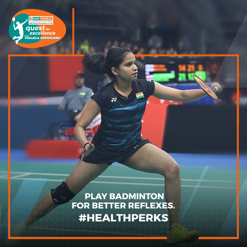 AgeasFederalQFE's tweet photo. The sheer intensity of badminton helps improve your reflexes and boost your alertness. This has a positive effect beyond the court, too, and can raise your productivity at work.  #HealthPerks https://t.co/E2uQ0LdgAm