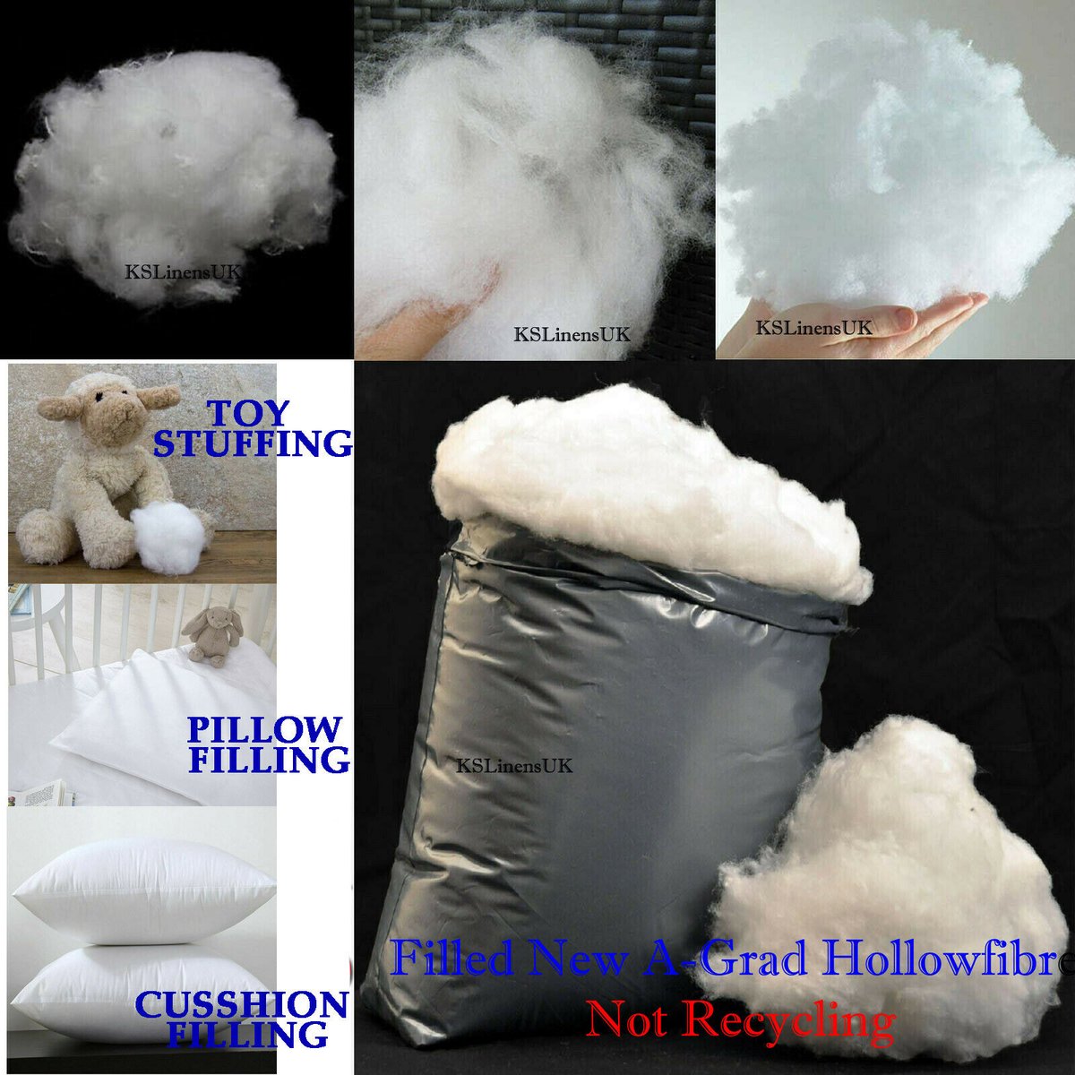EmilySm65375156's tweet photo. Hollowfibre Virgin Polyester Filling Soft Stuffing Toy Teddy Bear Cushion Pillow
#toy #toystuffing #inners #fillers #extra #blump #cushioninner #toyfilling #cushion #pillow #comfort #cotton #hollowfibre 
#eBay #eBayfinds #eBaydeals #buyitnow 
https://t.co/u3QaAk0t97 https://t.co/zjlgdCHgwE
