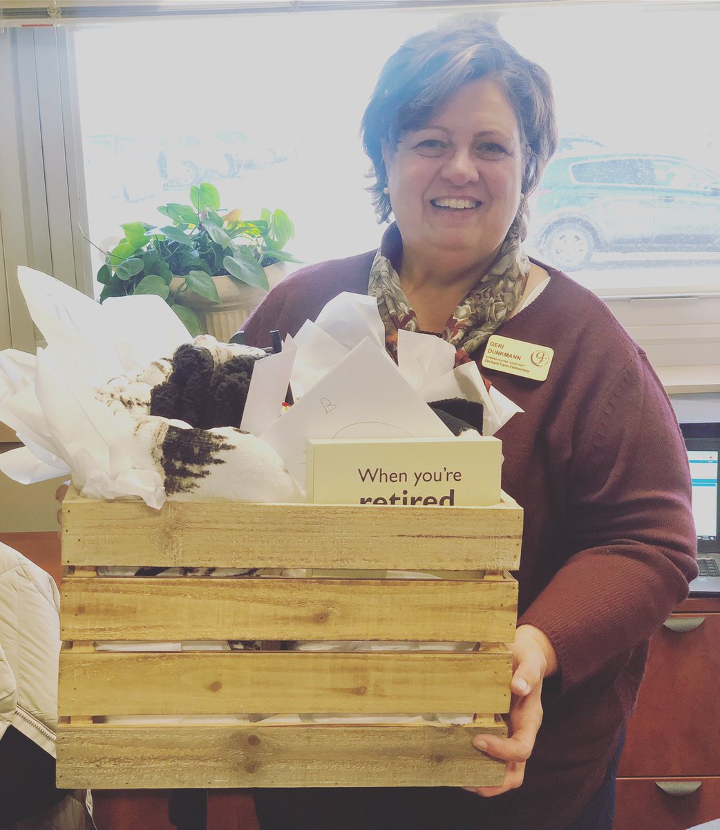 OFESPTO's tweet image. Happy Retirement Geri Dunkmann!!! 

You will be missed greatly by everyone in @OrchardFarmRV. Thank you for all the years of dedication and hard work at @OrchardFarmElem 

#OFarmPride #EaglePride