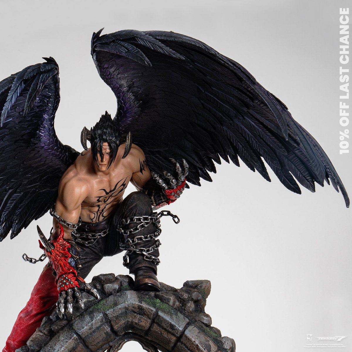 PureArtsLimited's tweet image. Only 5 more days to take advantage of the 10% off for the 1/4 scale Devil Jin statue! This early bird offer ends Dec 25 so be sure not to miss it. Remember that payment plans are available for this awesome statue up to 6 months and also ships worldwide!
#tekken #tekken7 #deviljin