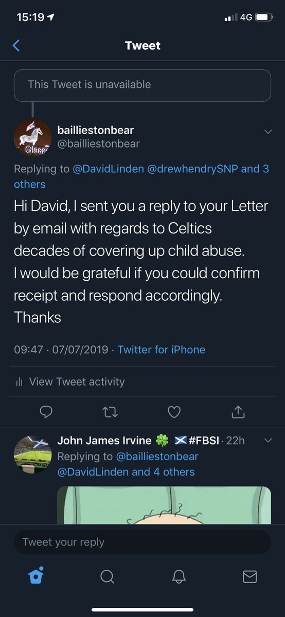 bailliestonbear's tweet photo. @Beaumont296 @glasgowcathcart @theSNP @BBCRadioScot @scottishlabour @ScotParl @scotgov @ScotConserv @DavidLinden my Mp of which @CelticFC are in his constituency blocked me for this!
Disgusting club, disgusting Party!
#celticknew #snpcoverup https://t.co/egTMBsXAIJ