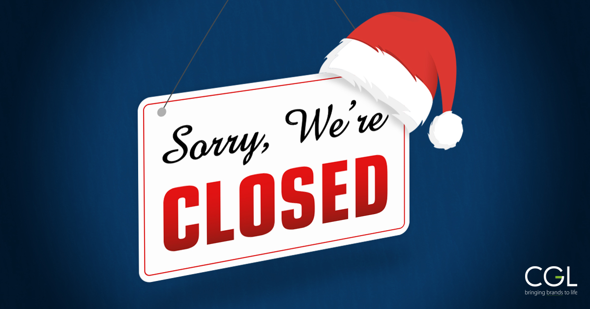 CGL_RS's tweet photo. Our 2019 has come to an end!

We would like to thank all of our clients for their continued support throughout 2019. 

We are now closed for Christmas &amp; New Year, but will re-open on January 2nd 2020. https://t.co/ERVVlh9x8H