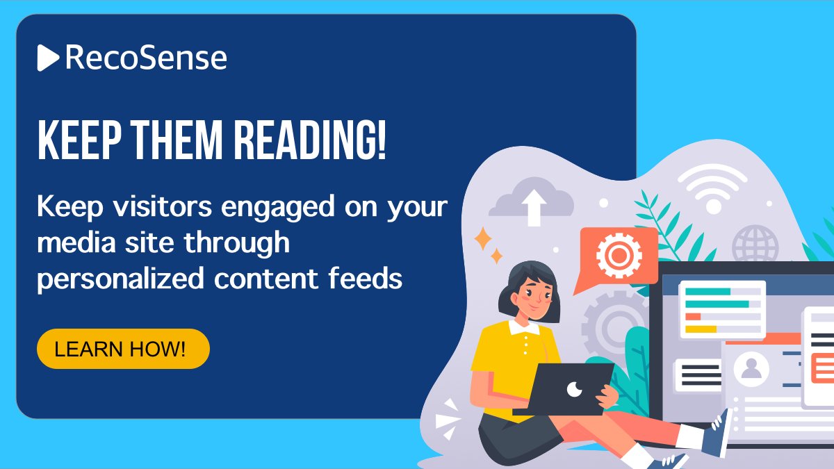 recosenselabs's tweet image. Understanding what your readers want to read based on what they&apos;ve read in the past is now simple. MediaSense helps you build a personalized reading experience at a scale. Contact us now! buff.ly/38YiQAv #newspersonalization #contentrecommendation #newsrecommendation