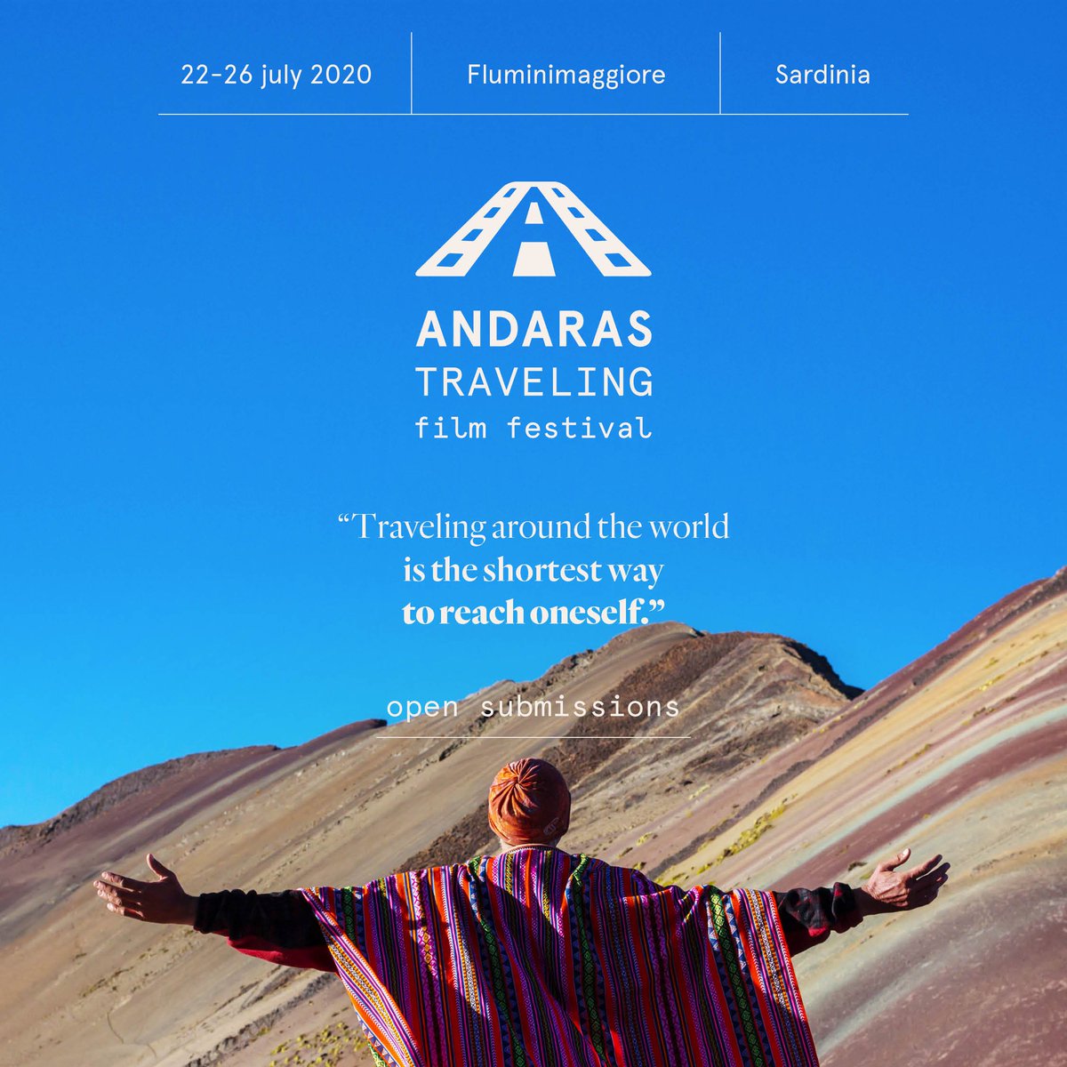 AndarasFilmFest's tweet photo. Andaras Traveling Film Festival starts again. Now in its second edition, comes back in Fluminimaggiore, on the Sardinian West Coast, from the 22nd to the 26th of July.

Sign up with your own movie through the online platform “Film Freeway" : https://t.co/74VNuZKNDz https://t.co/CsLO1sz9ge