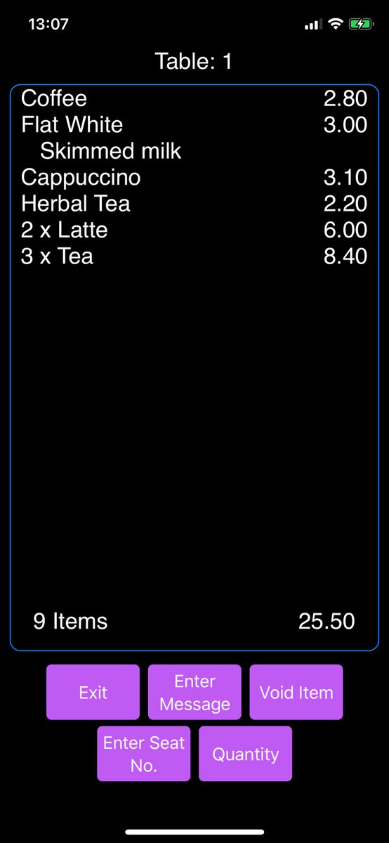 myEPOS_com's tweet photo. MyEpos OrderPad Sneak peek on iPhone https://t.co/JvHEcbw0Wy