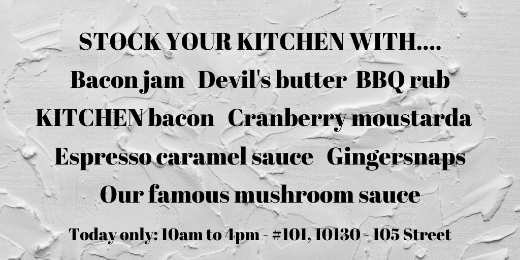 BradSmoliak's tweet photo. Get yourself to KITCHEN today, #yegfood and #yegdt. It's our annual KITCHEN Christmas sale! https://t.co/Lvia6nlrJO