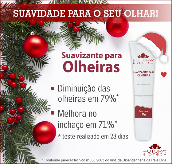futurabiotech's tweet photo. Um mãozinha para SUAVIZAR AS OLHEIRAS e a correria que foi esses dias!
Agora cuide de você e aproveite o Natal e a festa de Ano Novo!
Suavizante para Olheiras devolve à sua pele nutrientes e trata as olheiras com uma formulação eficaz e de resultados!
Futura Biotech 0800 707 0644 https://t.co/dHgdlP226w