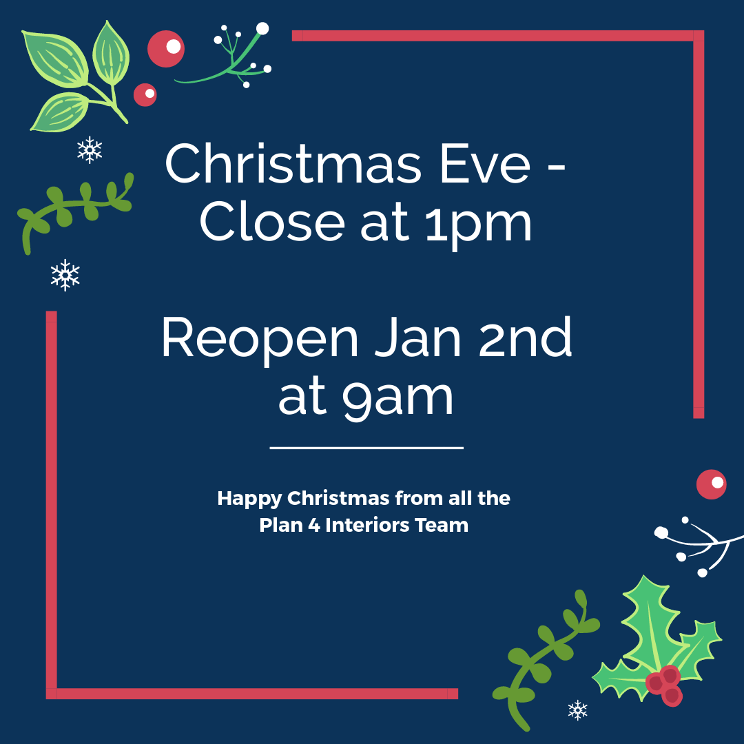 plan4interiors's tweet photo. We would like to take this opportunity to thank all our wonderful customers, friends, family and neighbours for your continued support throughout 2019 as we celebrated 30 wonderful years of Plan4!

We will close on Christmas Eve at 1pm and reopen on Jan 2nd for a brand new year! https://t.co/A21xHYQnmB