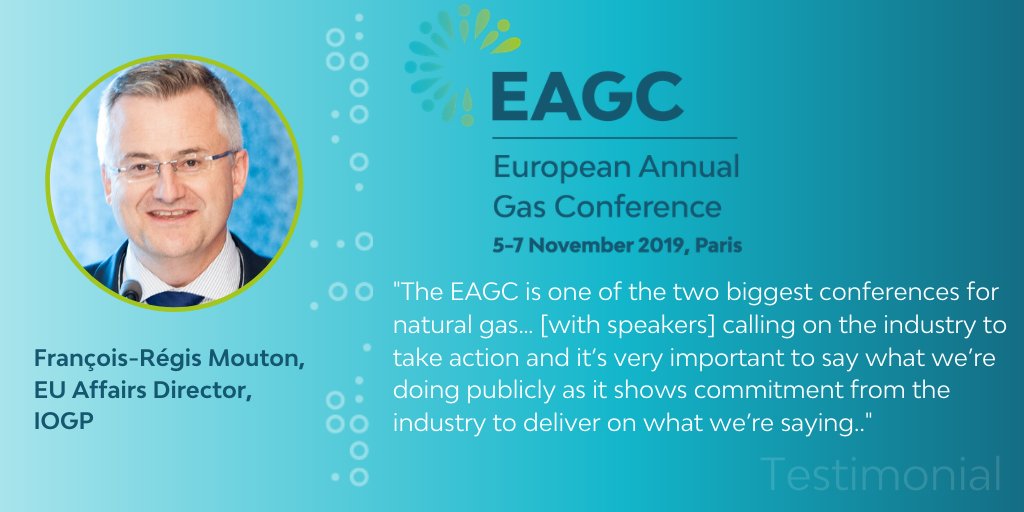 | EAGC 2019 Testimonial |

<a href="/FRegisMouton/">François-Régis MdeLL</a>, EU Affairs Director, <a href="/IOGP_EU/">IOGP Europe</a> shares his thoughts on #EAGC19.

Register your interest for 2020 here: bit.ly/2Zawxrp

#europe #gas
