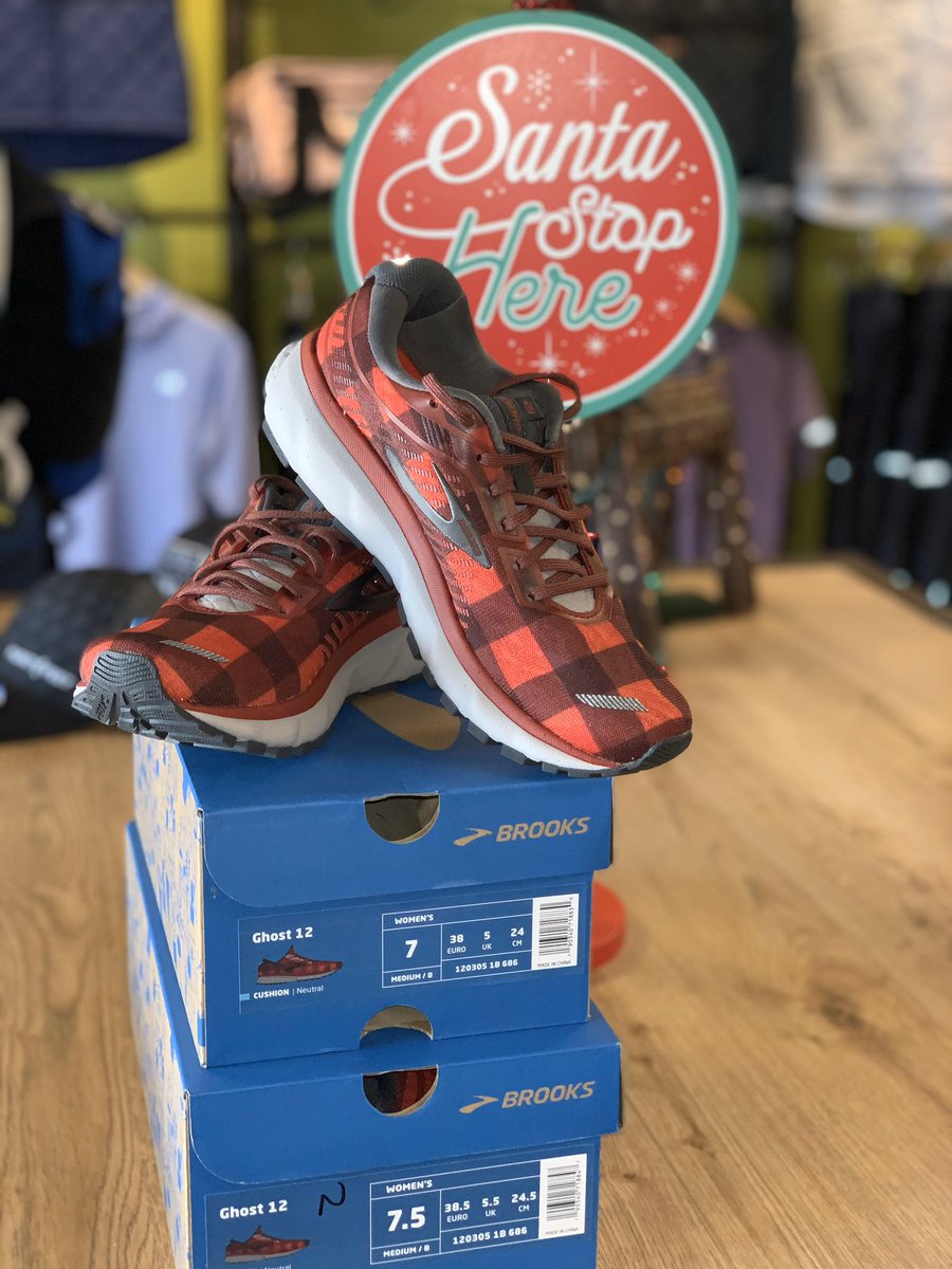 brooks ghost plaid