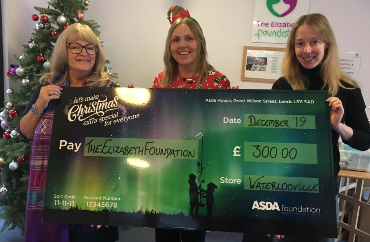 Here's our Waterlooville store's community champion Jacqui handing over an Asda Foundation for £300 to the team at The Elizabeth Foundation. Jacqui says: "They are a wonderful local charity that teaches deaf babies and pre- schoolers to listen and speak."