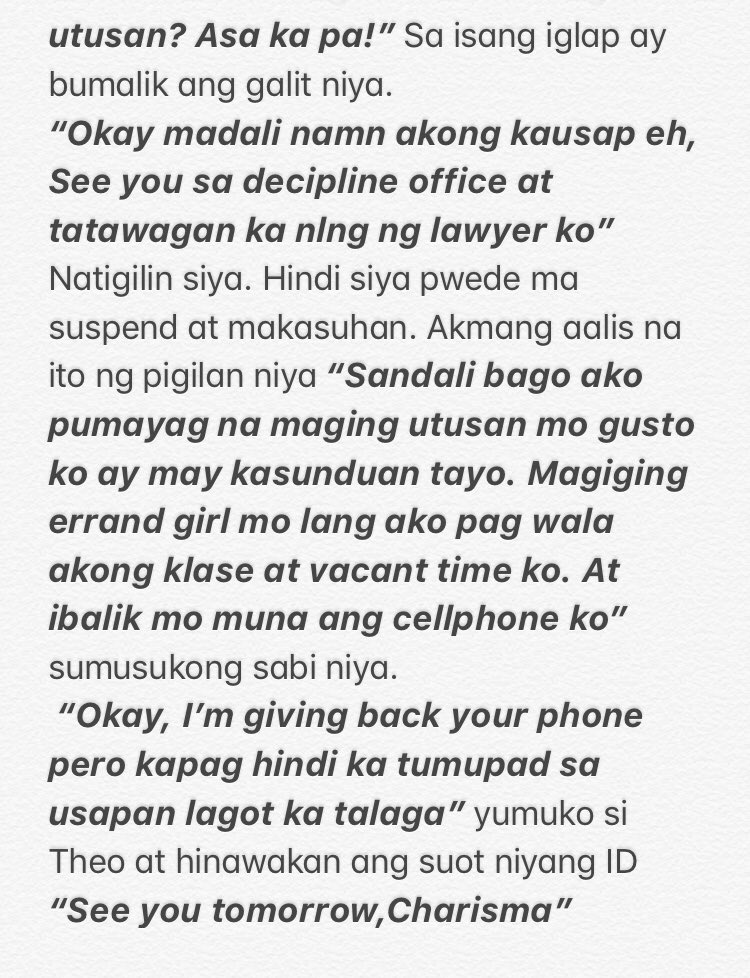unbeatableLD13's tweet photo. 23/ part 4 Errand Girl?
Ps: sorry sa typo or sa kung ano ang mabasa nyong mali-mali. It is may first time making a social serye.
#kaoseth #sethri @KSHeart_07 @fhel_mercado https://t.co/iSZexNemgZ