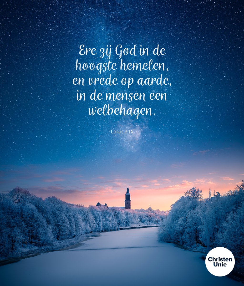 Gezegende kerstdagen!