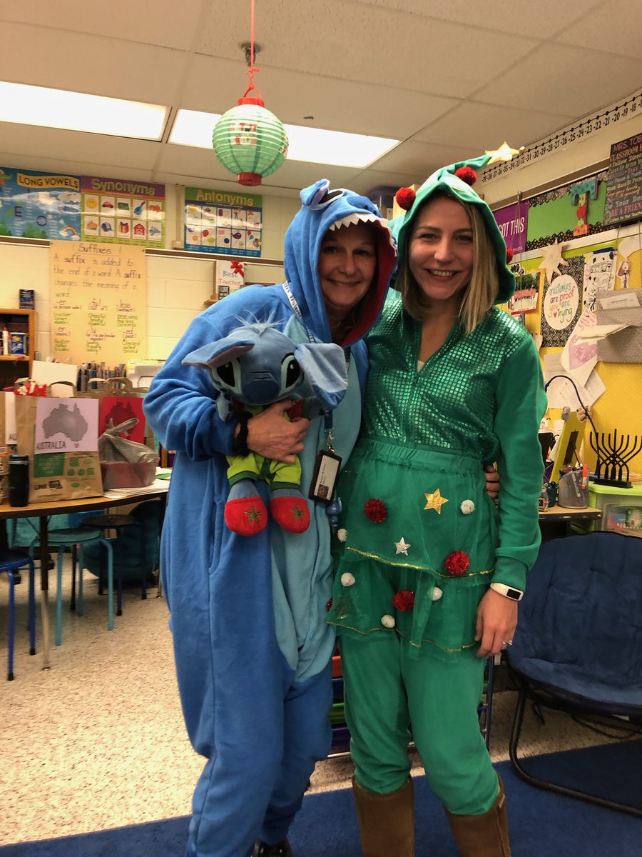 beechteechr's tweet photo. Love some PJ day!!! Last day before break!! We got this!! #redmillrocks @RMESPrincipal @NclKeros https://t.co/lKfoMV9ItS