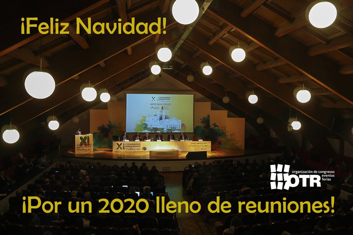 #EquipoOTR Os desea unas muy felices fiestas y que el 2020 venga cargado de éxitos personales y profesionales.
