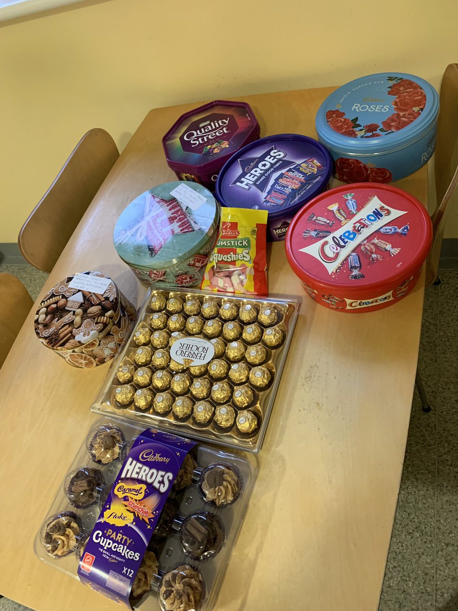 EmilyPa31286872's tweet photo. Christmas treats on #teamC10 🎄🎅⛄️❄️👩🏽‍⚕️ @joannemohammed2 @LaurenBaron3 @GabriellaJay2 @MollyRe97879691 @ishaq_nafeesa @NaomiR93 https://t.co/a2h9UcZk5x
