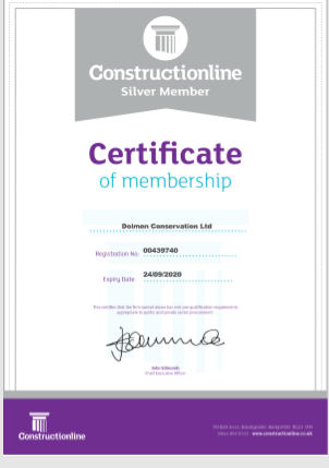 SafetyInvicta's tweet photo. Well done to all at Dolmen Conservation in achieving their silver constructionline membership
https://t.co/K7U6su3wsc https://t.co/hHF22KPfOw