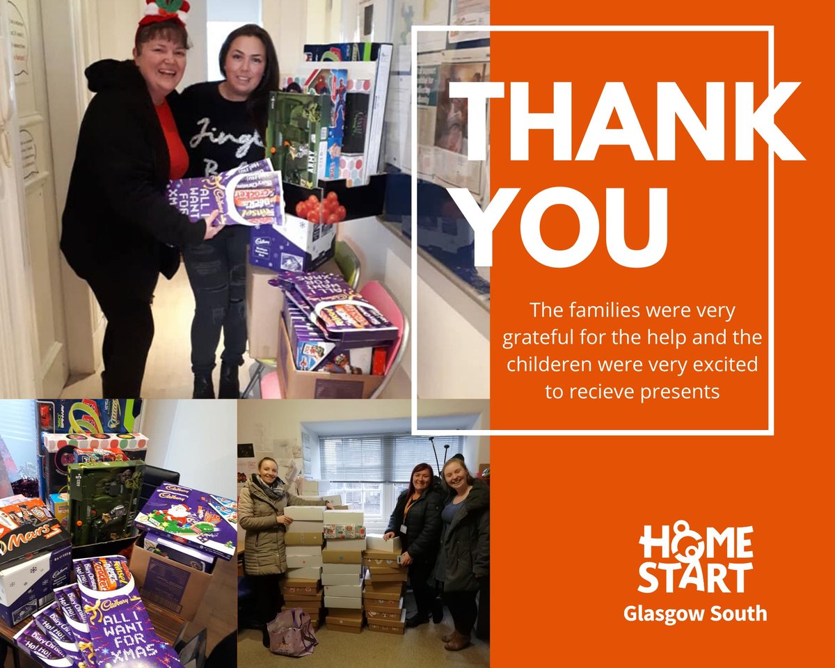 HomeStartGS's tweet photo. #ThankYou so much to everyone who has been so generous in donating gifts for families we are working with. Your generosity has blown us all away! 🥰🤗🎁🥰
@ArnoldClark #Shawlands @Topshop #EastKilbride @Debenhams #Silverburn #ProGlobal @glasgowcathcart https://t.co/ronB9iP3Tt