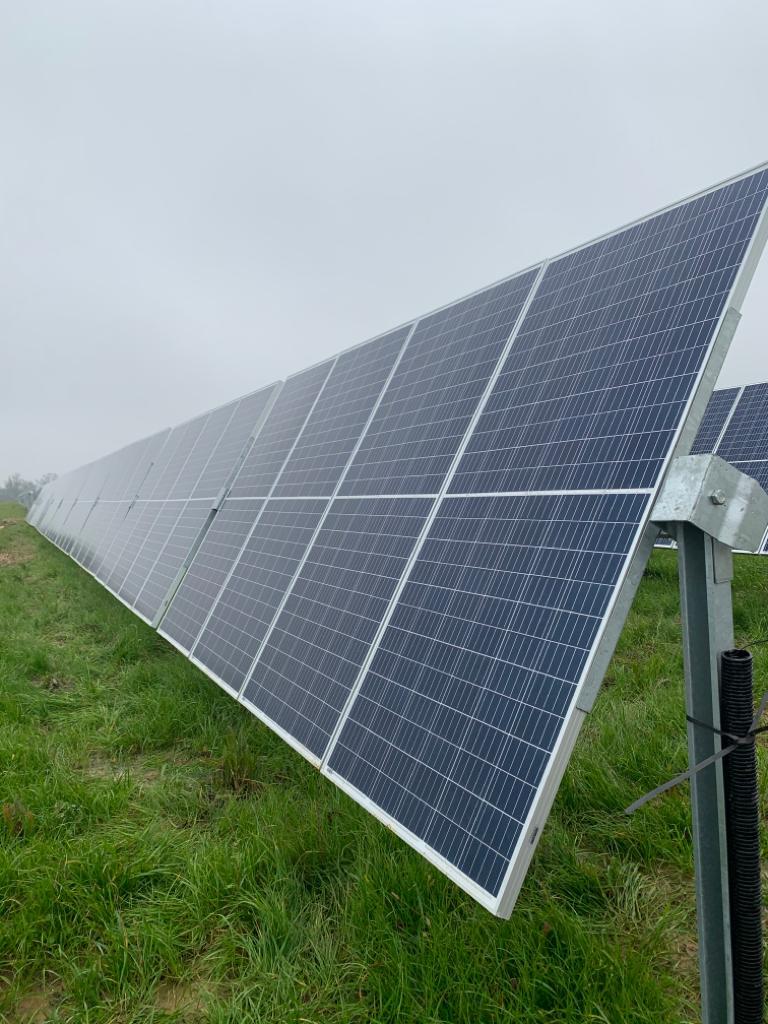 Sunerg_Solar's tweet photo. Sunerg supplied in Piemonte, in the province of Alessandria, about 3 MW #Photovoltaic plant, totally 8.190 pcs of the new 350 Wp #HalfCut #Polycrystalline modules, 1500 Vdc, #inverter ABB #SingleAxis #Tracker. #GridParity. #NewSolutions for #LargePlants investors and builders. https://t.co/hvs6vF7Oqq