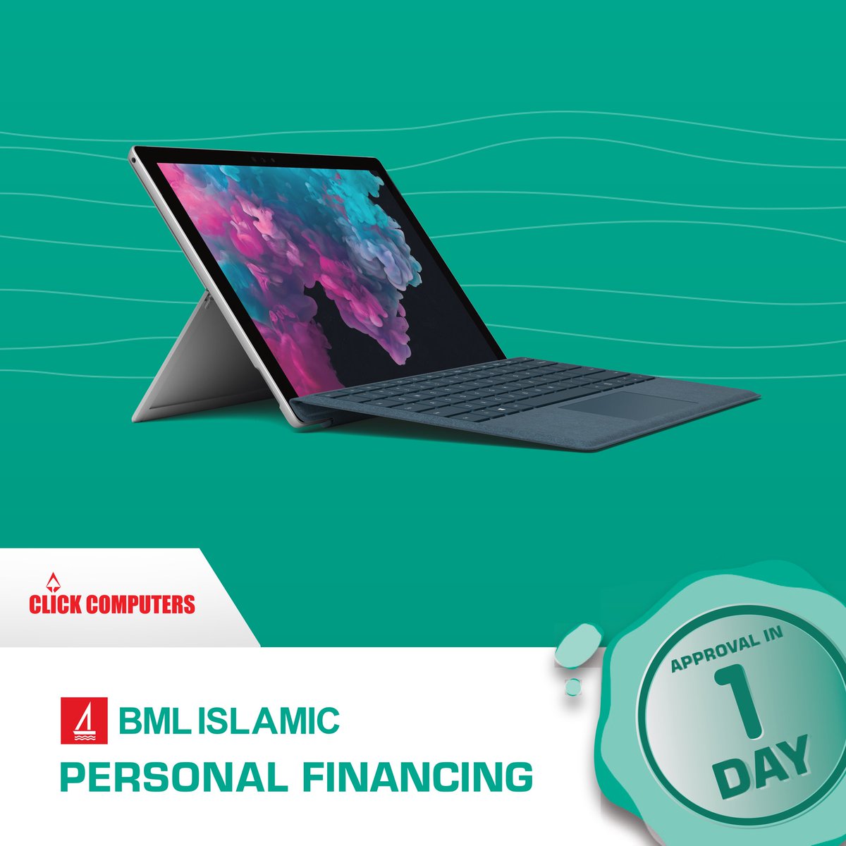 bankofmaldives's tweet photo. Buy the latest computers, laptops and it’s accessories from @ClickComputerz through #BMLIslamic Personal Financing. Enjoy coupons, free gifts and lucky draws at their year-end sale. 

Apply today and receive approval in just a day! Click for details: https://t.co/eSSUtijad9 https://t.co/N4jI08nqMa