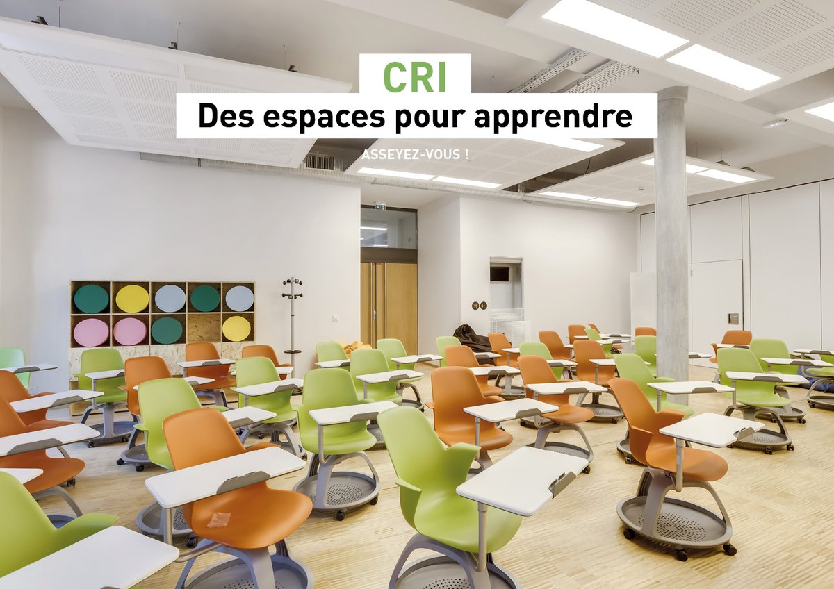 ArtdeskGroup's tweet photo. 📍Avec le @criparis, nous avons aidé à sélectionner le mobilier à destination des élèves et des professeurs de ce centre interdisciplinaire !
"Asseyez-vous !" 👨🎓👩🎓
Plus d'infos 👉 https://t.co/6jCn2C0KWx #otherdesign #mobilier #workplace #student #interdisciplinaire https://t.co/Mgc26z5A1U