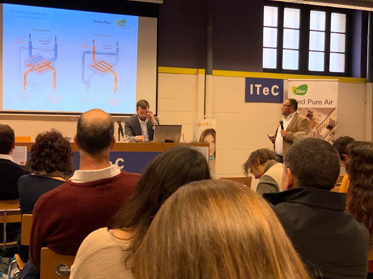 Jornadas_Breeam's tweet photo. Ponencias 3ª sesión Jornada #BioBIM #BioBREEAM #BioLEED en el @ITeC_es
#EdificaciónInteligente y #Sostenible #BREEAM-#LEED y #WELLBuildingStandard
Con:
@EscolaSert
@COACatalunya
@Siber
@Juan46136116
@Somfyfr
@Daikin_es
@Airzone_es
@acfm_cat
👉https://t.co/LcsQbqgDSX https://t.co/oM8lPj8udx