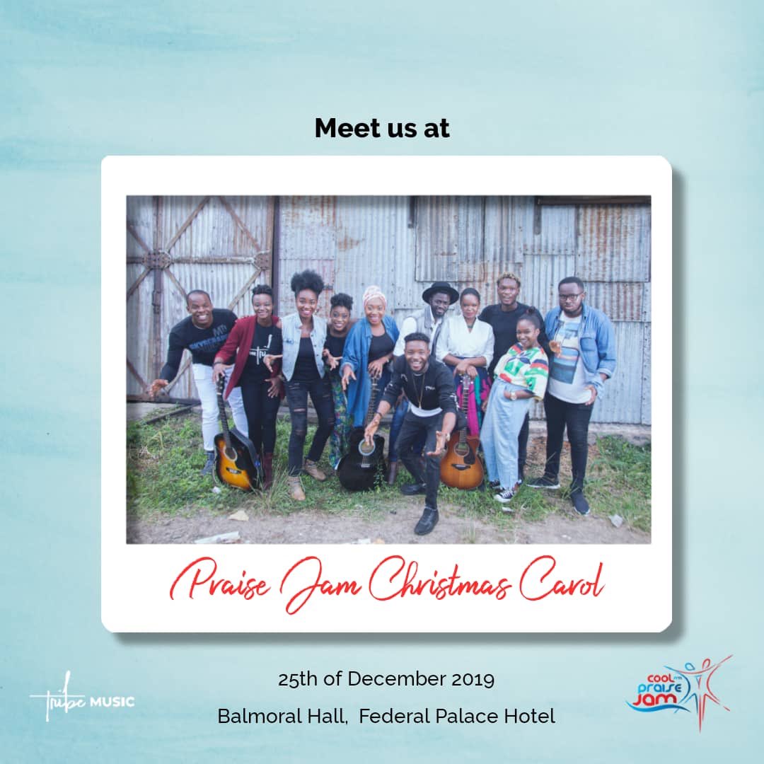 TribeMusicLive's tweet photo. Hey there! Where will you be on Christmas Day? 
Come join us at @CoolFMNigeria’s  Praise Jam Christmas Carol
Date: 25th of December 2019 
Venue:  Balmoral Hall Federal Palace Hotel
Time: 12:00 PM 
#MerryChristmas #ChristmasCarol #TribeMusic. https://t.co/qemV9xTFI7