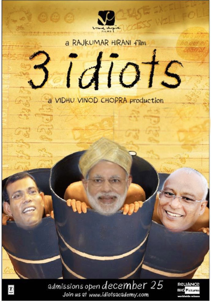 Kalhukoe's tweet photo. #3idiots https://t.co/NGxtJ94cfu