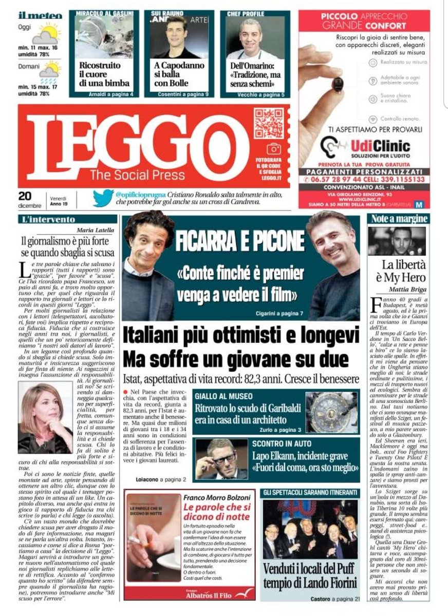 Il direttore di <a href="/leggoit/">Leggo</a> <a href="/davidedesario/">davide desario</a> mi ha chiesto un'opinione su quanto sia importante per i giornalisti chiedere scusa a lettori e persone citate se capita di sbagliare. In tutti i rapporti chiedere scusa è dimostrazione di forza, non ammissione di debolezza. Che ne dite?