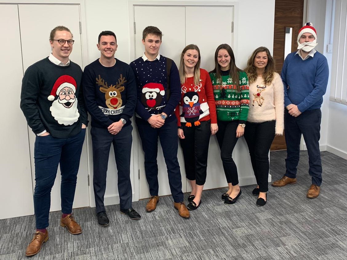 DCLsocial's tweet photo. It was not only the FNOL team pulling the DCL sleigh on #christmasjumperday. So many joined in the fun to help raise money for @HavensHospices. https://t.co/LLQsi3MBsz