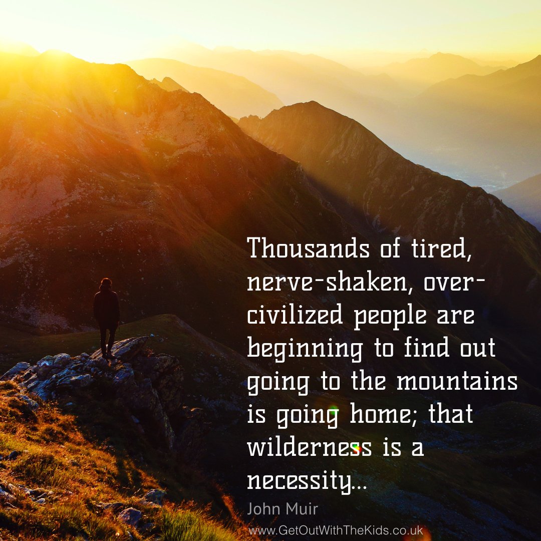 "...going to the mountains is going home..."  #fridayfeeling #Beinspired #quote #GetOutside #mountains #adventures #weekendadventures <a href="/OSleisure/">OS Leisure</a>