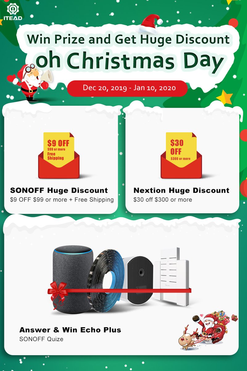 SONOFF Christmas deals & quiz
